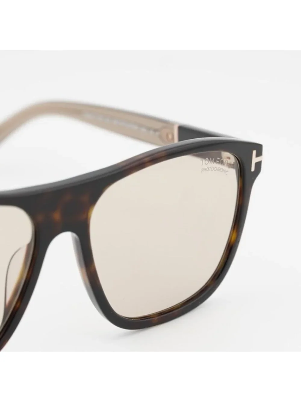 Tom Ford Frances FT1081 52E Sunglasses Havana Square Frame, Brown Lenses